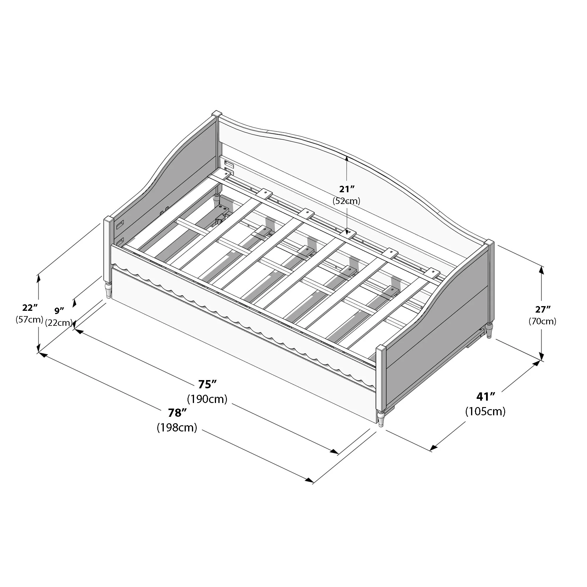 Charlotte Daybed With Trundle - Image 32