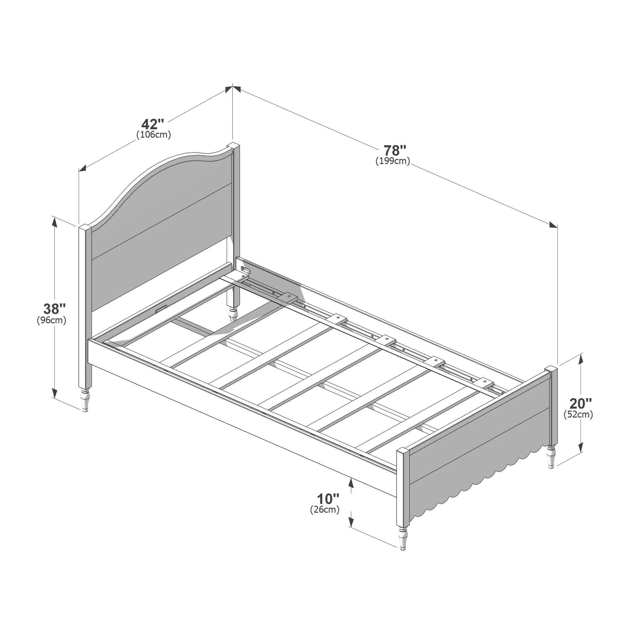 Charlotte Twin Beds With 4-Drawer Dresser - Image 31