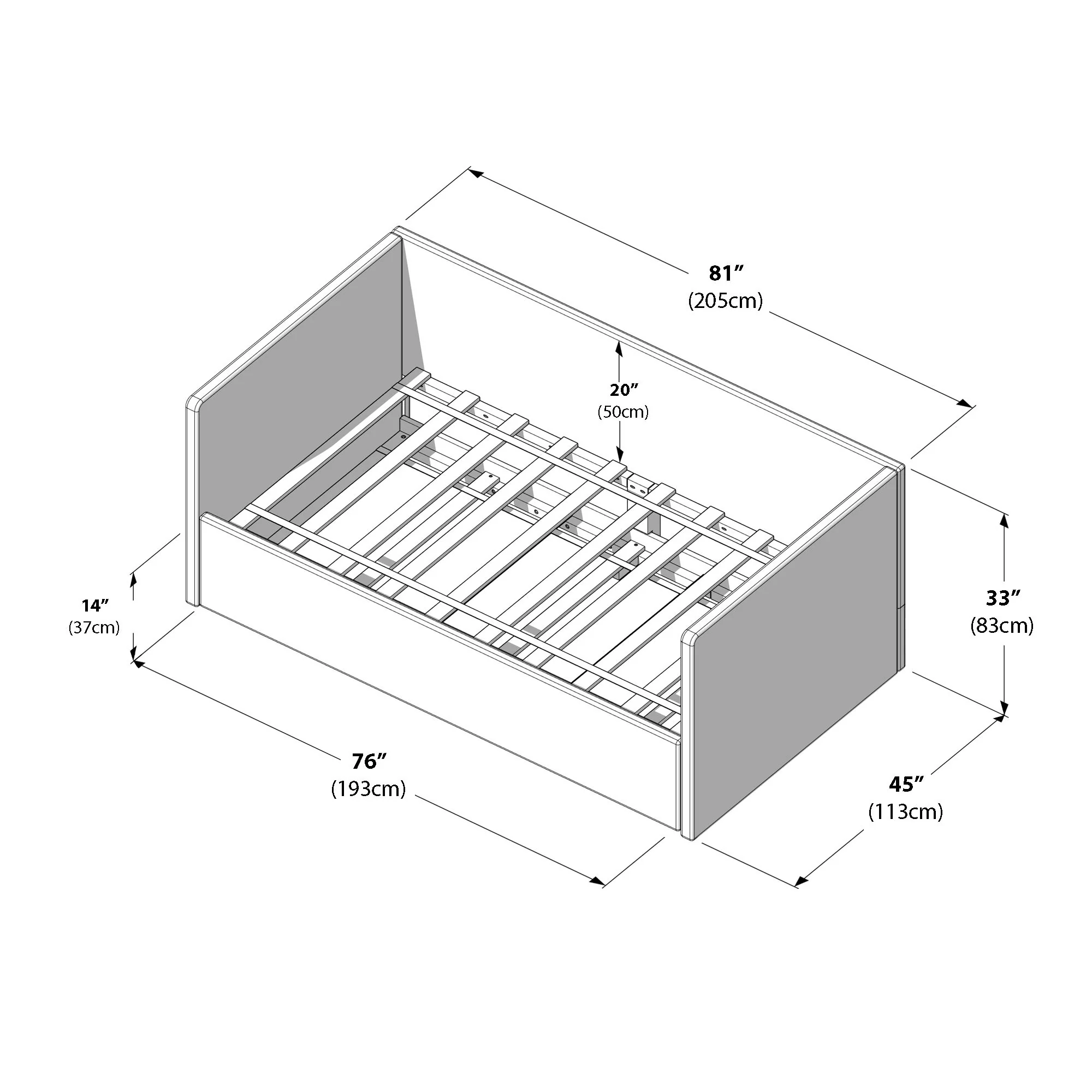 Delany Twin Daybed With Trundle - Image 23