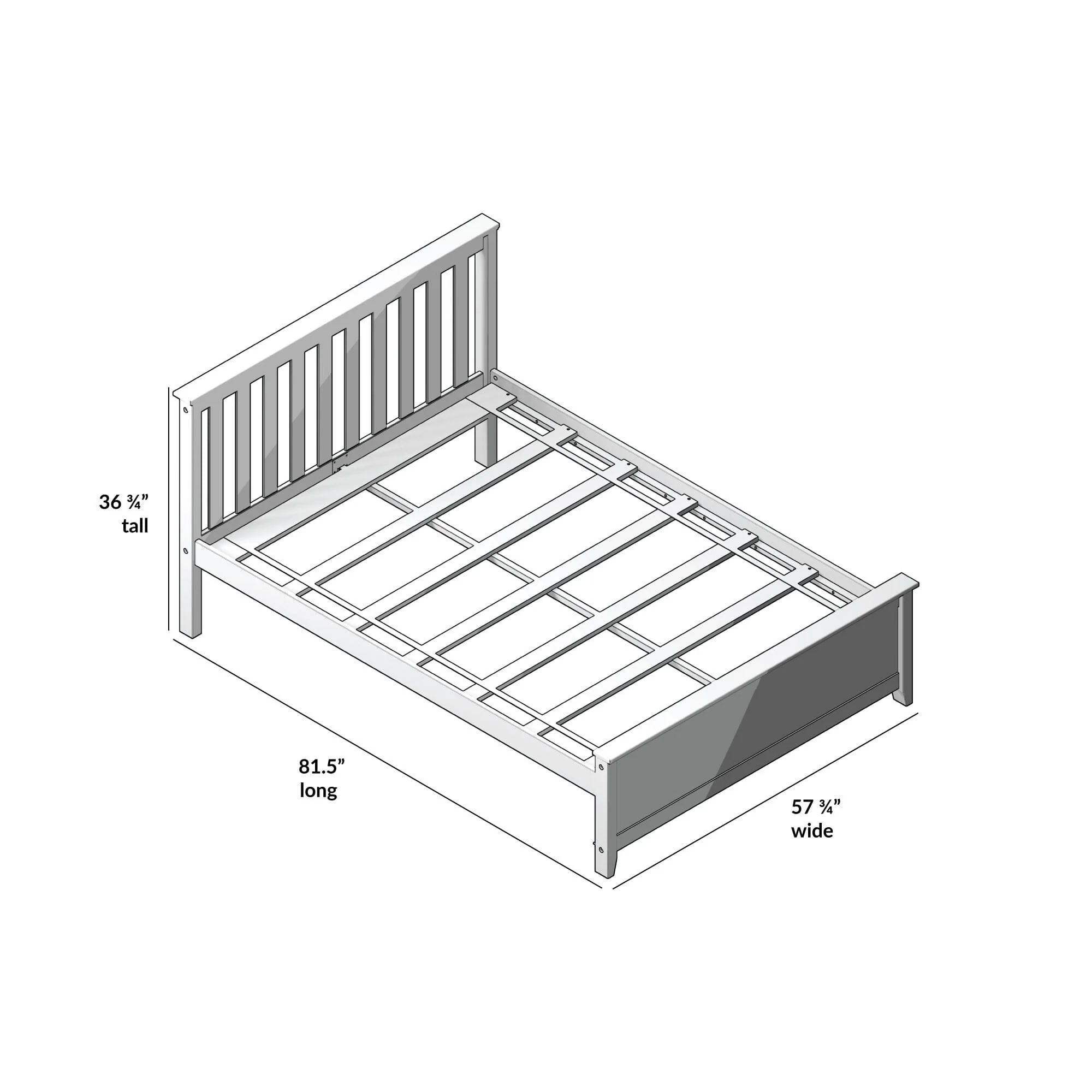 Full Slatted Bed - Image 38