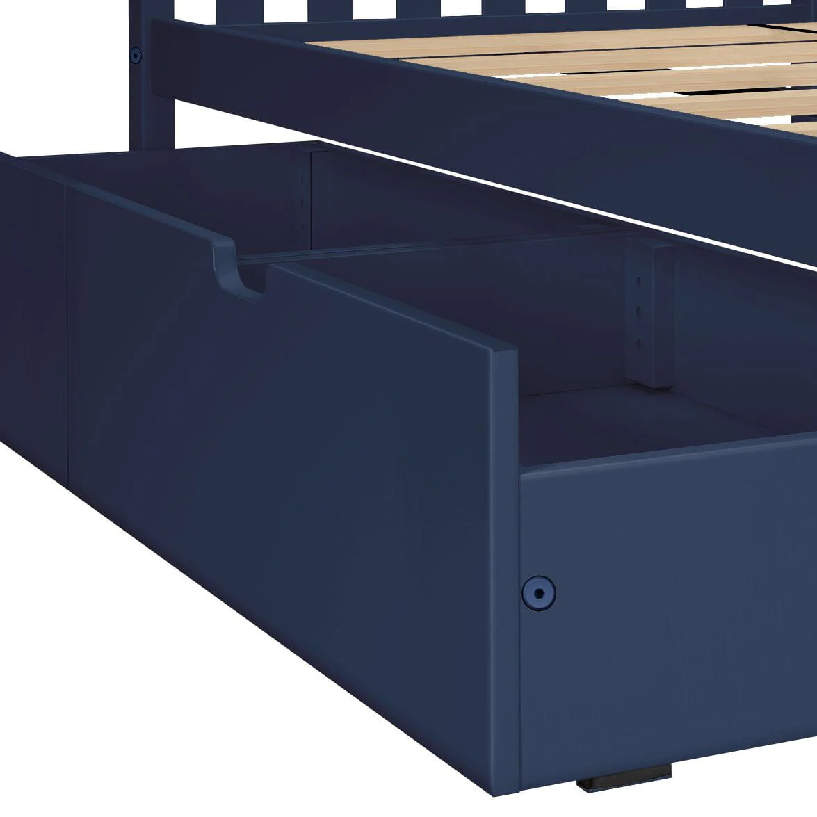 Twin Over Full Bunk Bed With Storage Drawers - Image 19