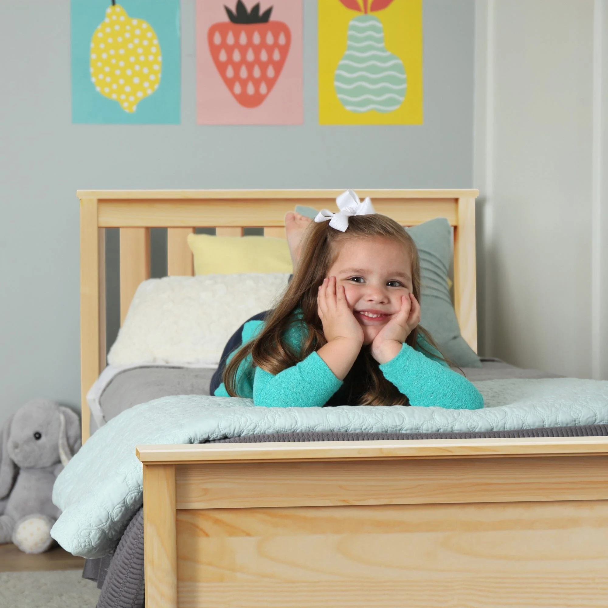Twin Slatted Bed With Trundle - Image 20