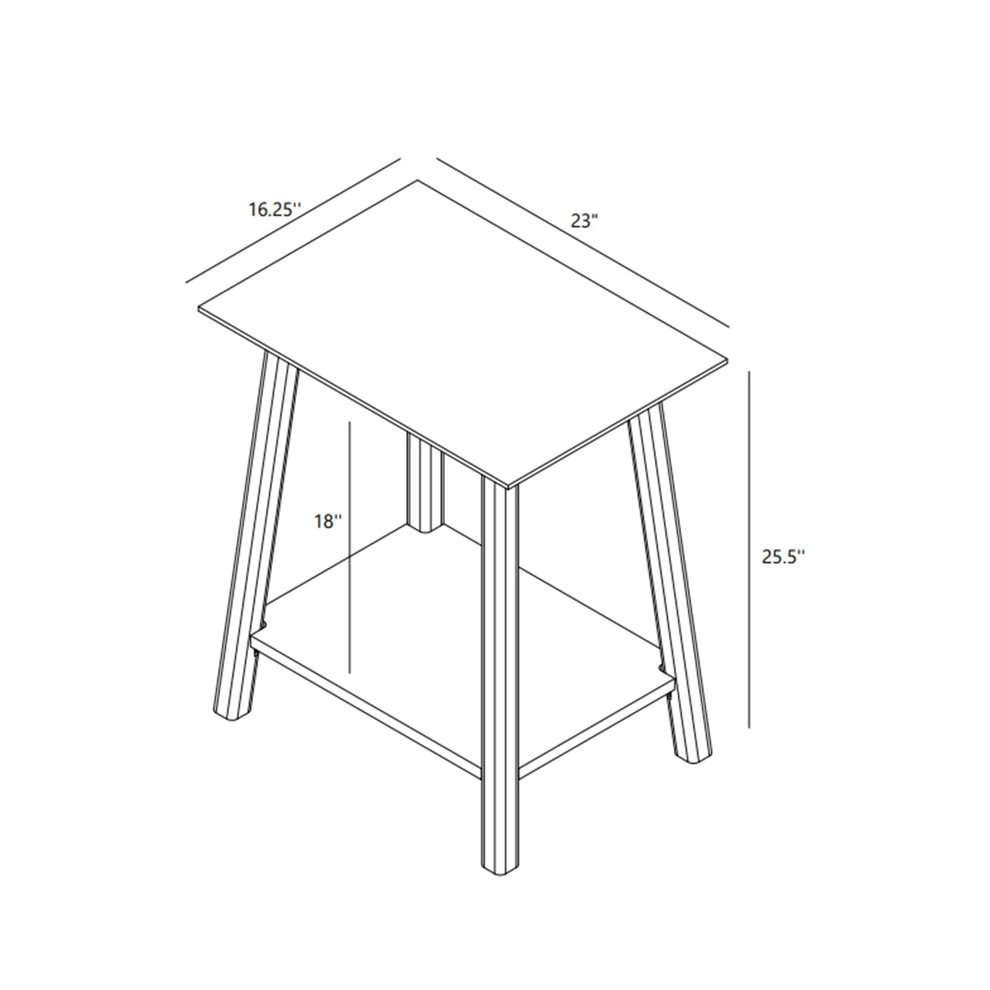 Mid-Century Modern Table Nightstand - Image 16