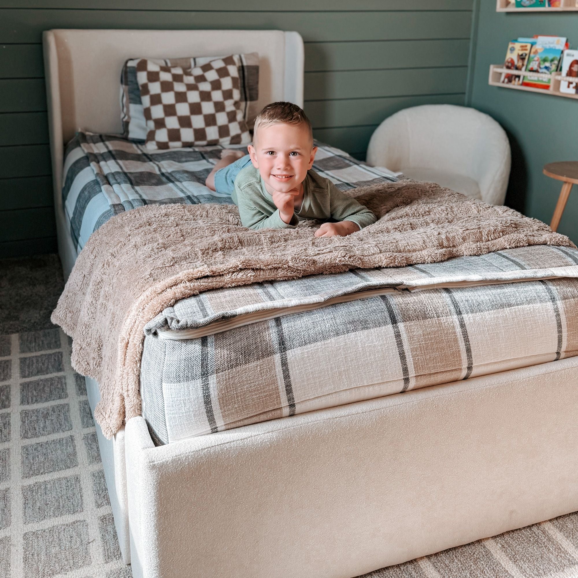 Nicholas Upholstered Twin Bed - Image 49