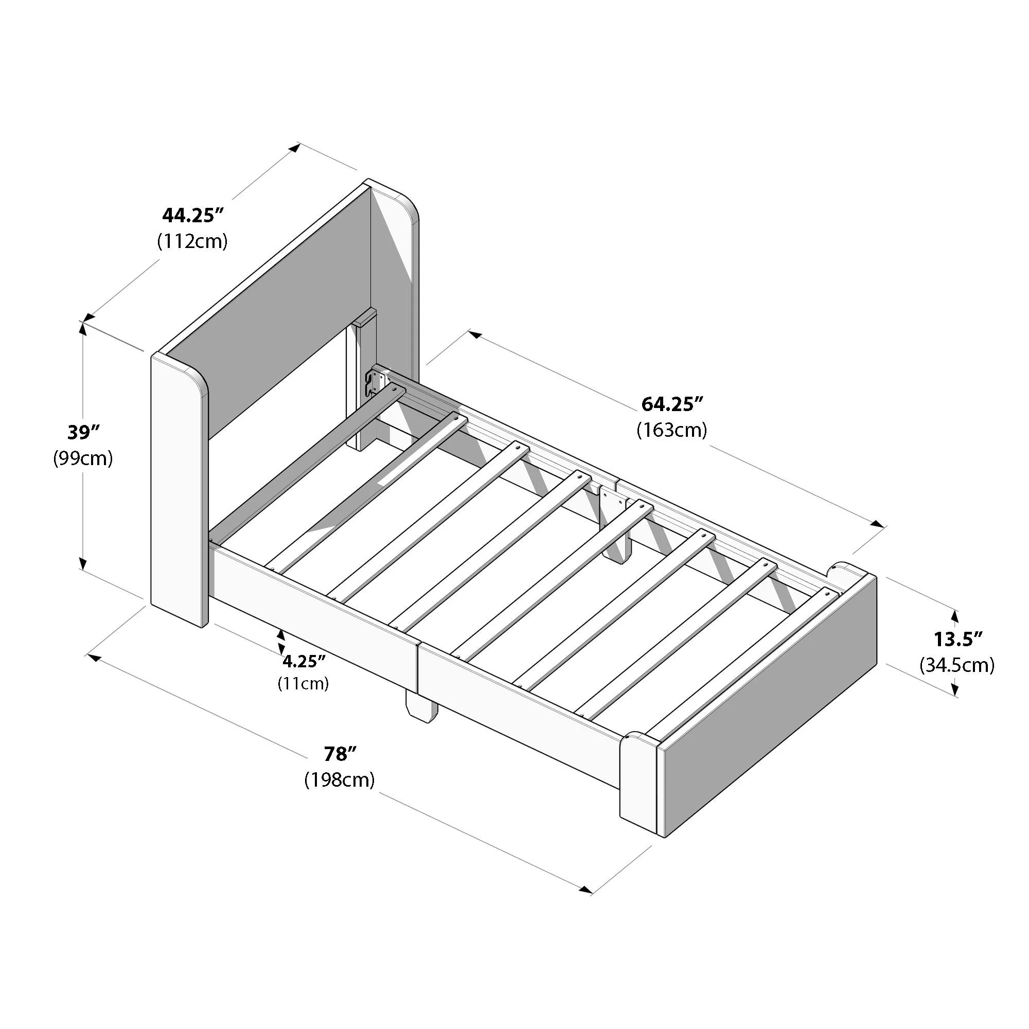 Nicholas Upholstered Twin Bed - Image 59