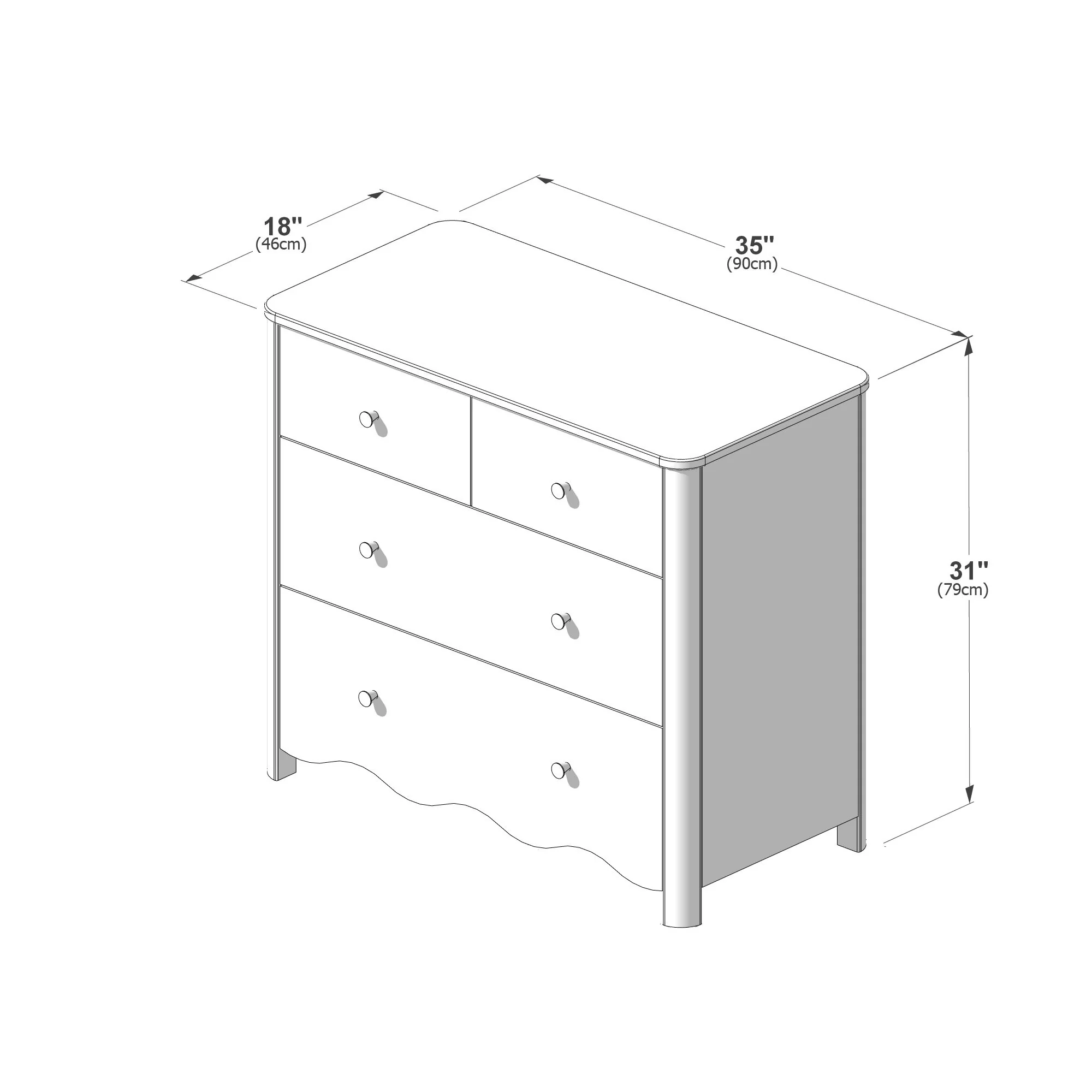 Sutton 4-Drawer Dresser - Image 39