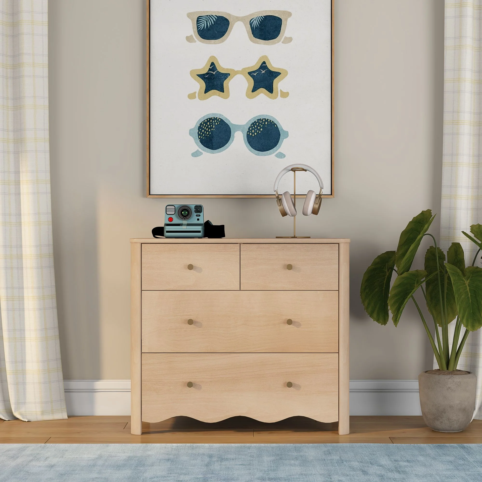 Sutton 4-Drawer Dresser - Image 9