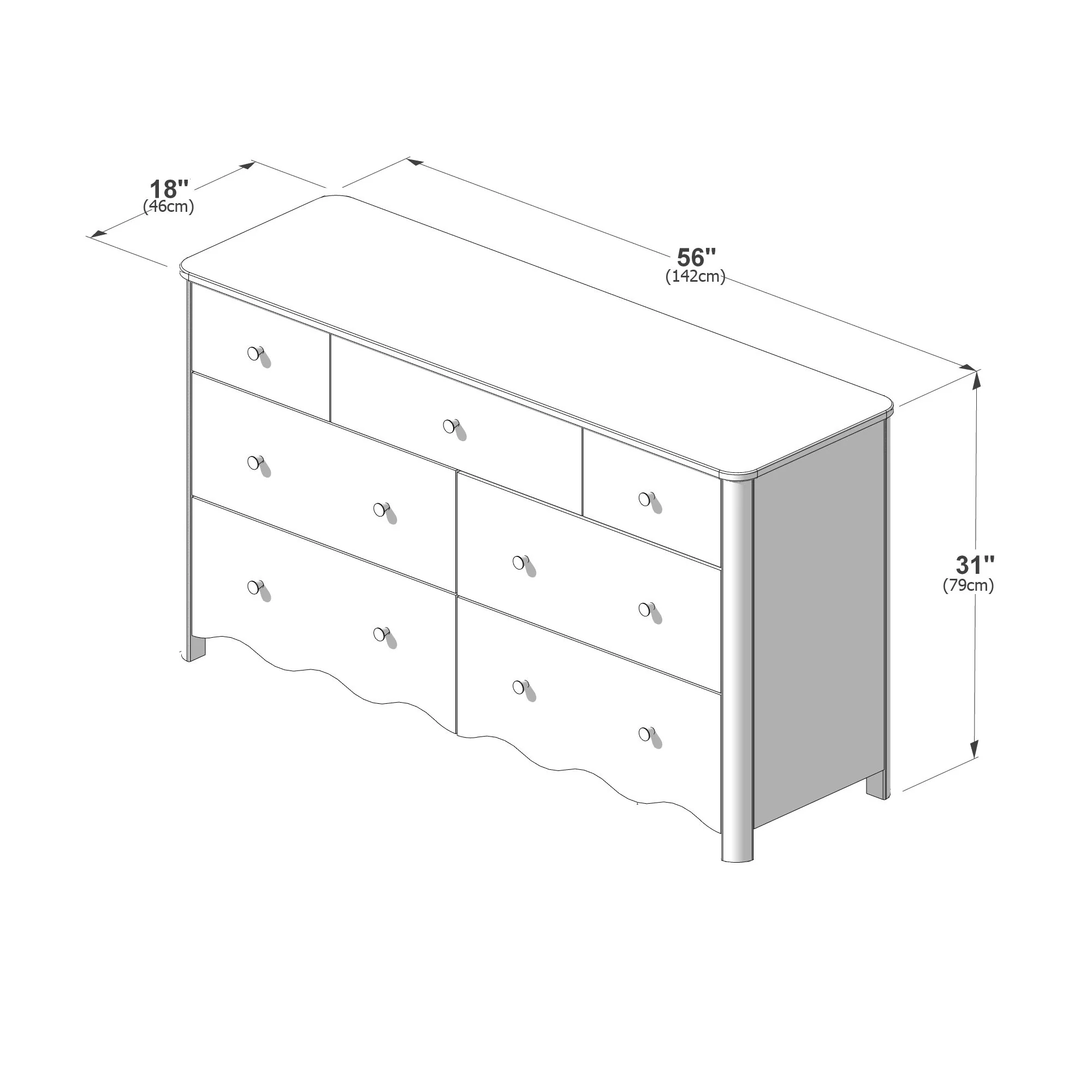 Sutton 7-Drawer Dresser - Image 43